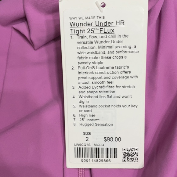 Wunder Under HR tight 25” Flux - Picture 4 of 4